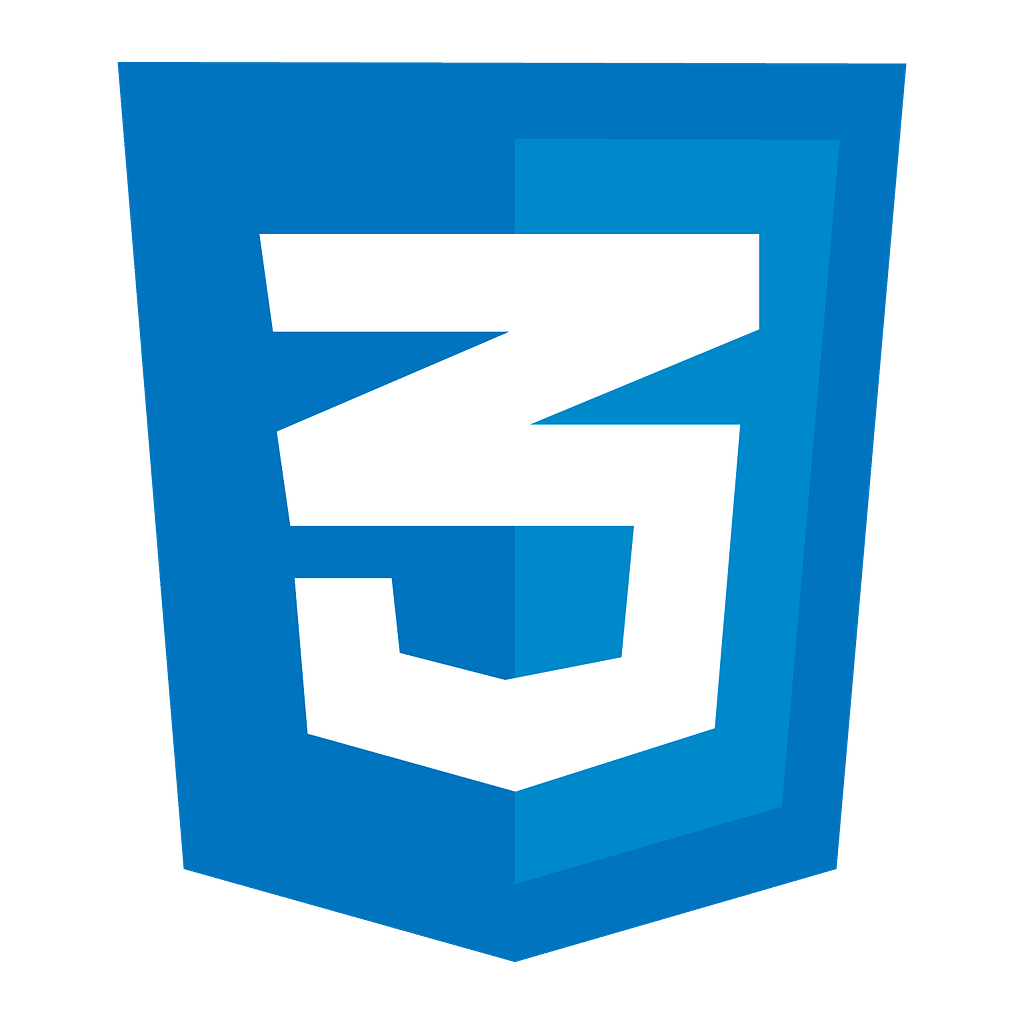 لوگوی CSS3 به رنگ آبی